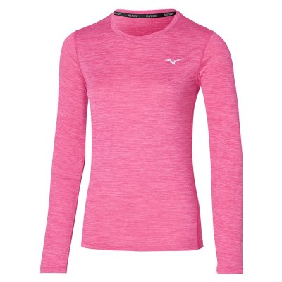 Camisa Mizuno Impulse Core Longsleeve Mujer Coral - Chile M108XSVNOG